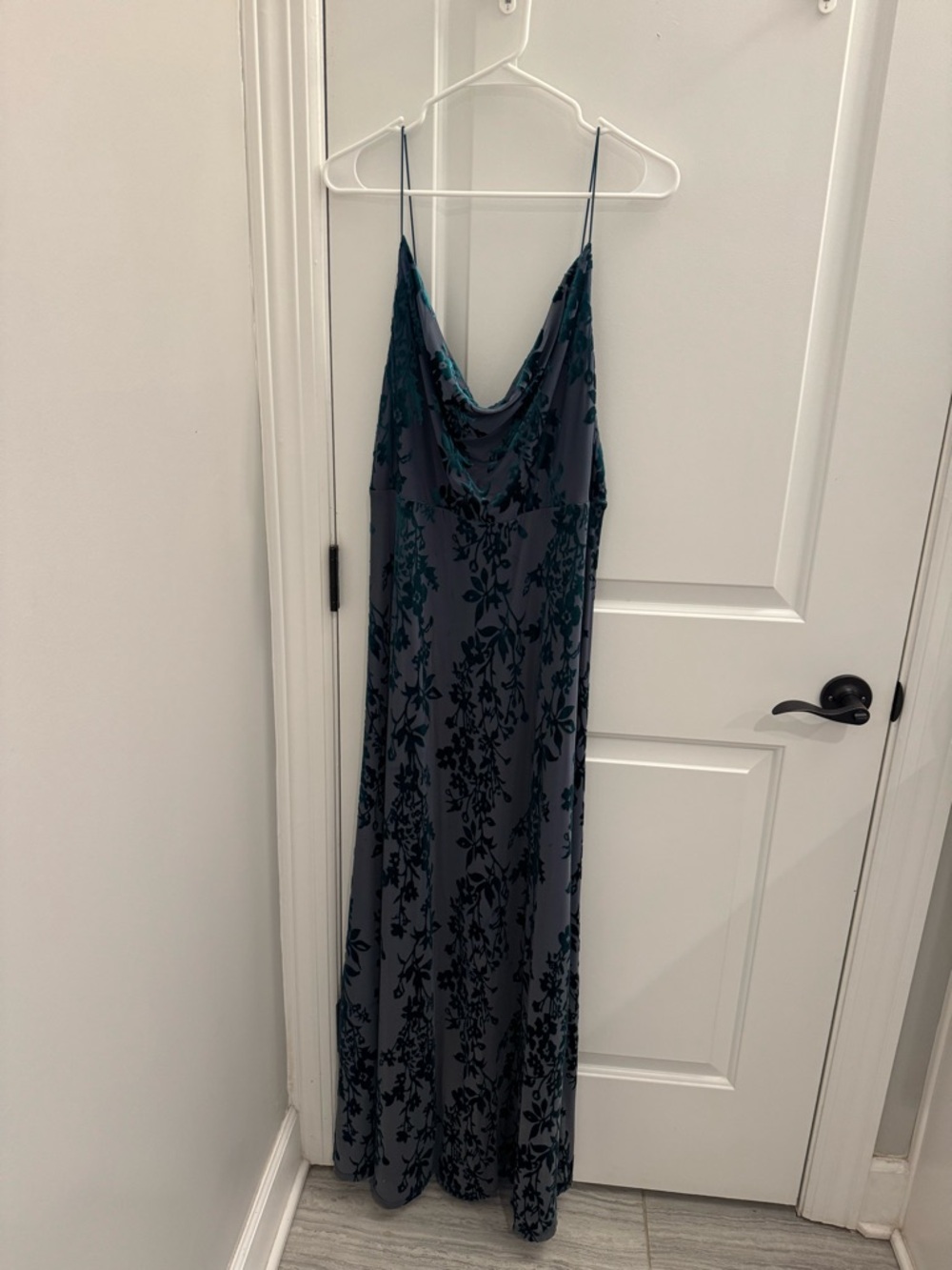 Cowl Neck Maxi Slip Dress